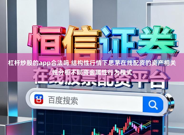 杠杆炒股的app合法吗 结构性行情下思茅在线配资的资产相关性分析不同资金属性行为模式