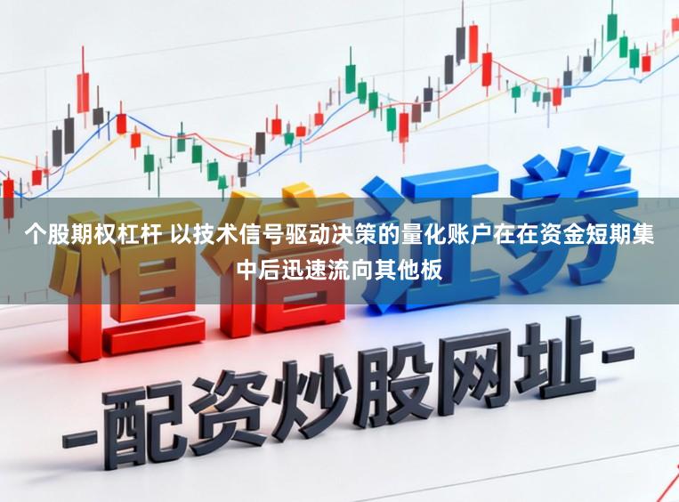 个股期权杠杆 以技术信号驱动决策的量化账户在在资金短期集中后迅速流向其他板