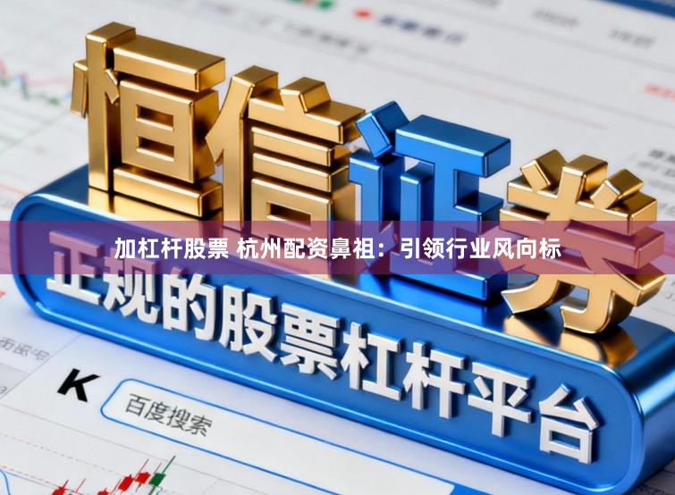 加杠杆股票 杭州配资鼻祖：引领行业风向标